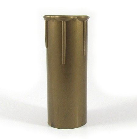 Gilza świeczka do lamp 30x88 mm ciemnozłota Gilza świeczka do lamp 30x88 mm ciemnozłota