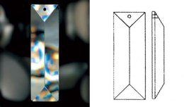 Kryształ pryzmat 76x22 mm H1