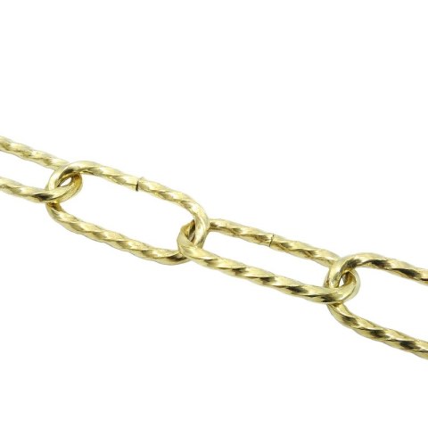 Łańcuch do lamp skręcany złoty Łańcuch do lamp skręcany złoty