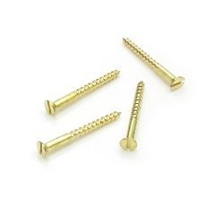 Wkręty mosiężne 2x20 mm DIN97 20 szt. Wkręty mosiężne 2x20 mm DIN97 20 szt.