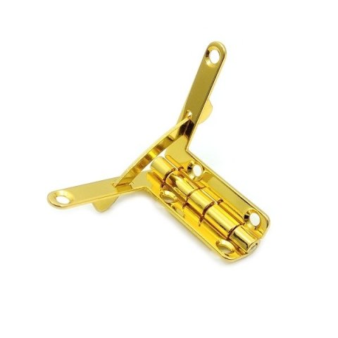 Zawias kątowy 95 stopni 31x31 mm kolor złoty Zawias kątowy 95 stopni 31x31 mm kolor złoty