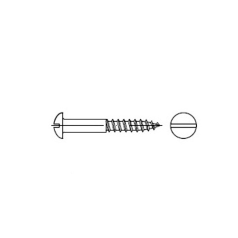 Wkręty mosiężne 3,5x16 mm DIN96 20 szt.