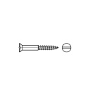 Wkręty mosiężne 4x16 mm DIN97 20 szt.