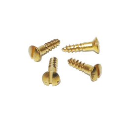 Wkręty soczewkowe mosiężne 3x12 mm DIN95 20 szt.