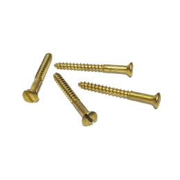Wkręty soczewkowe mosiężne 3x30 mm DIN95 BR 20 szt.